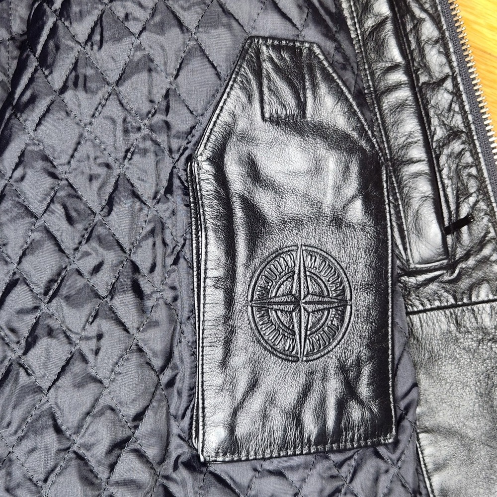 Vintage Wilsons M.Julian Leather Jacket Mens 3XL Black Full Zip Biker Pockets - Picture 10 of 16